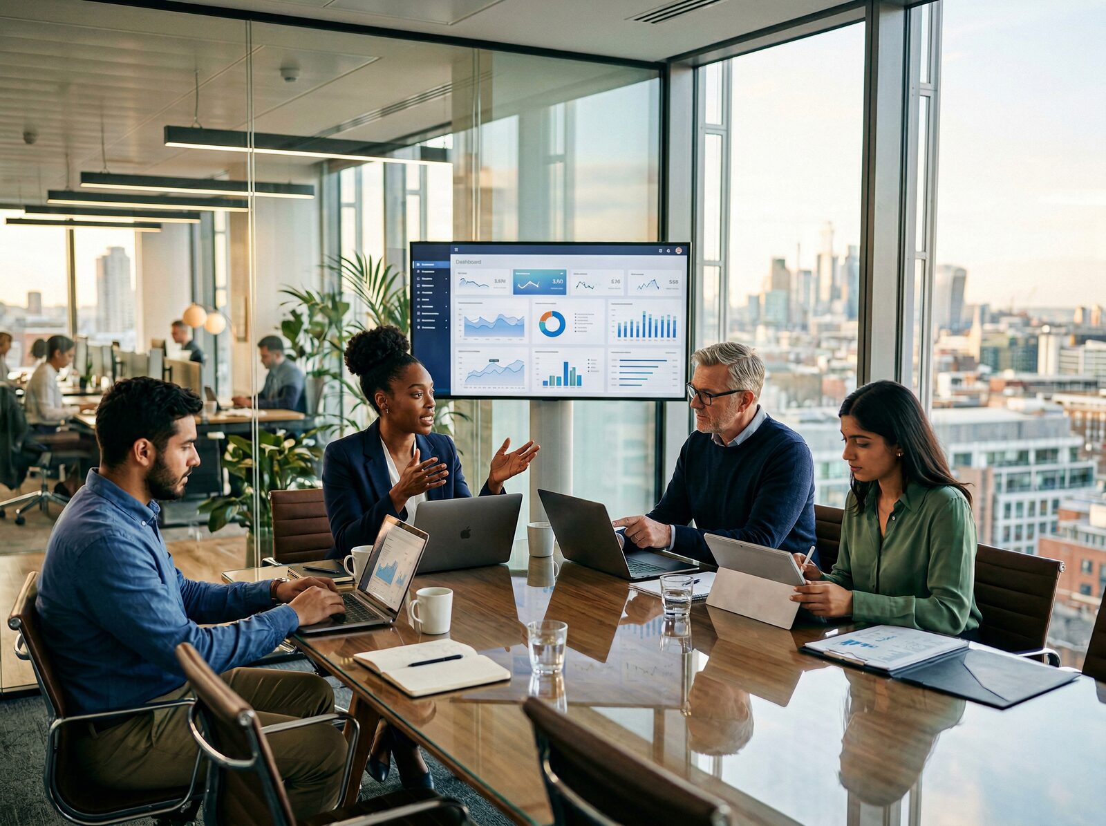 LAN Systems team in a strategy meeting